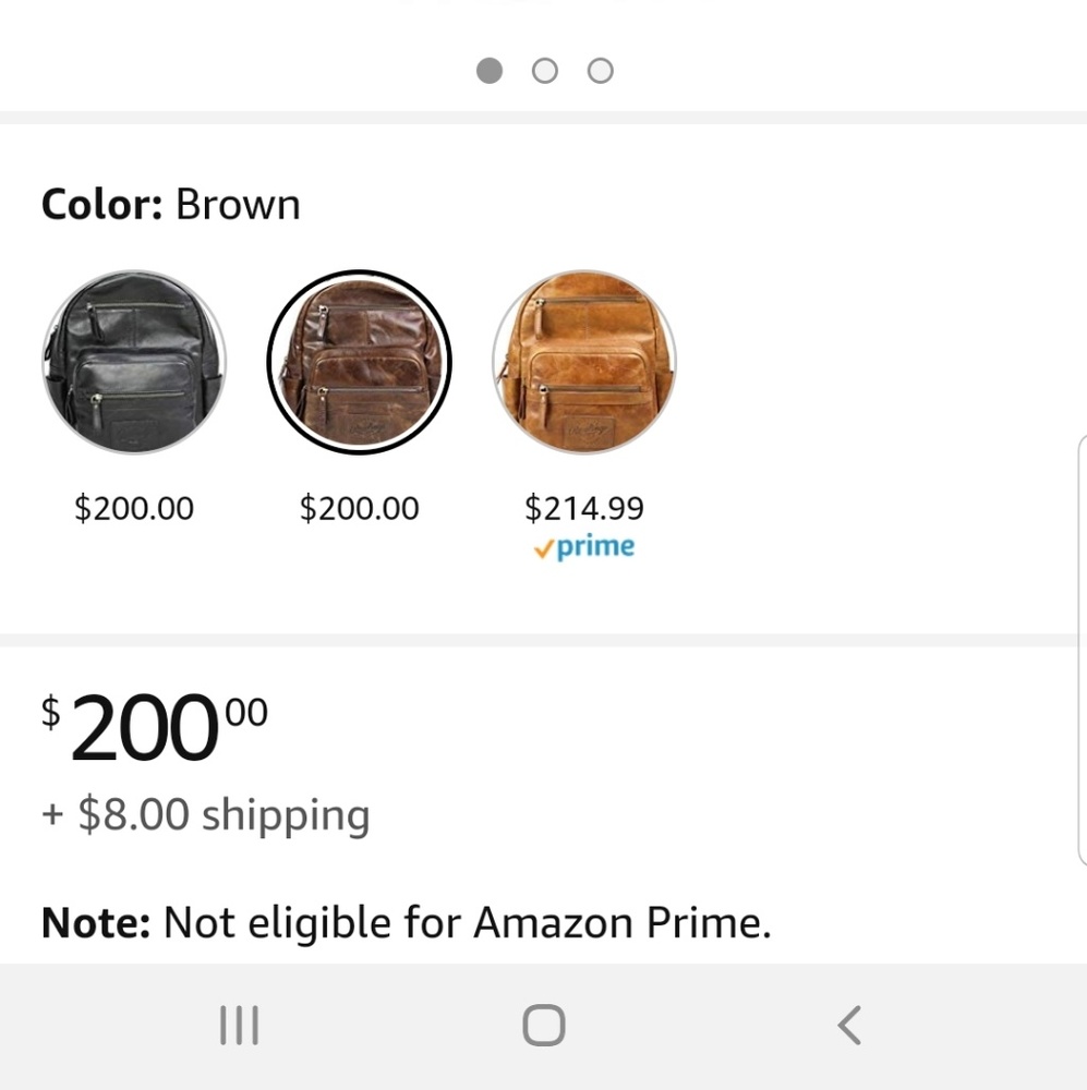 Rawlings leather  med backpack